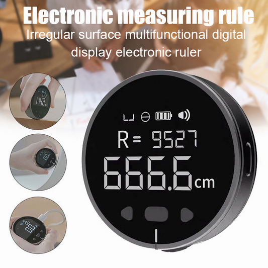 Digital Measuring Tape with HD LCD Display – Precision Electronic Ruler